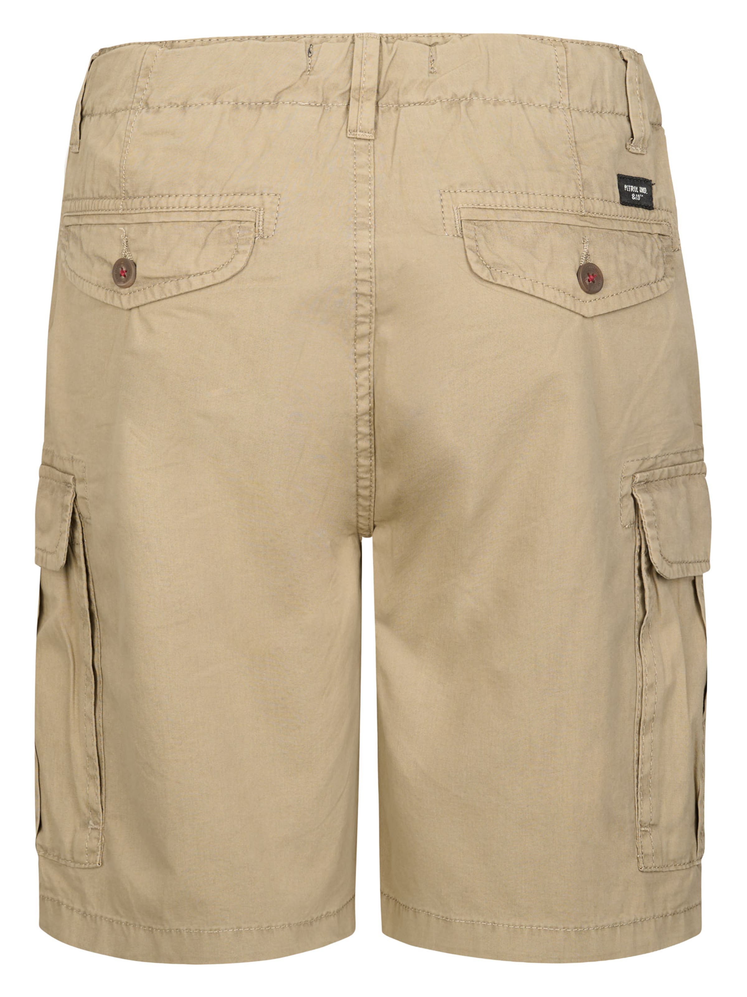 Petrol Industries Regular Trousers 'Magdalena' in Beige
