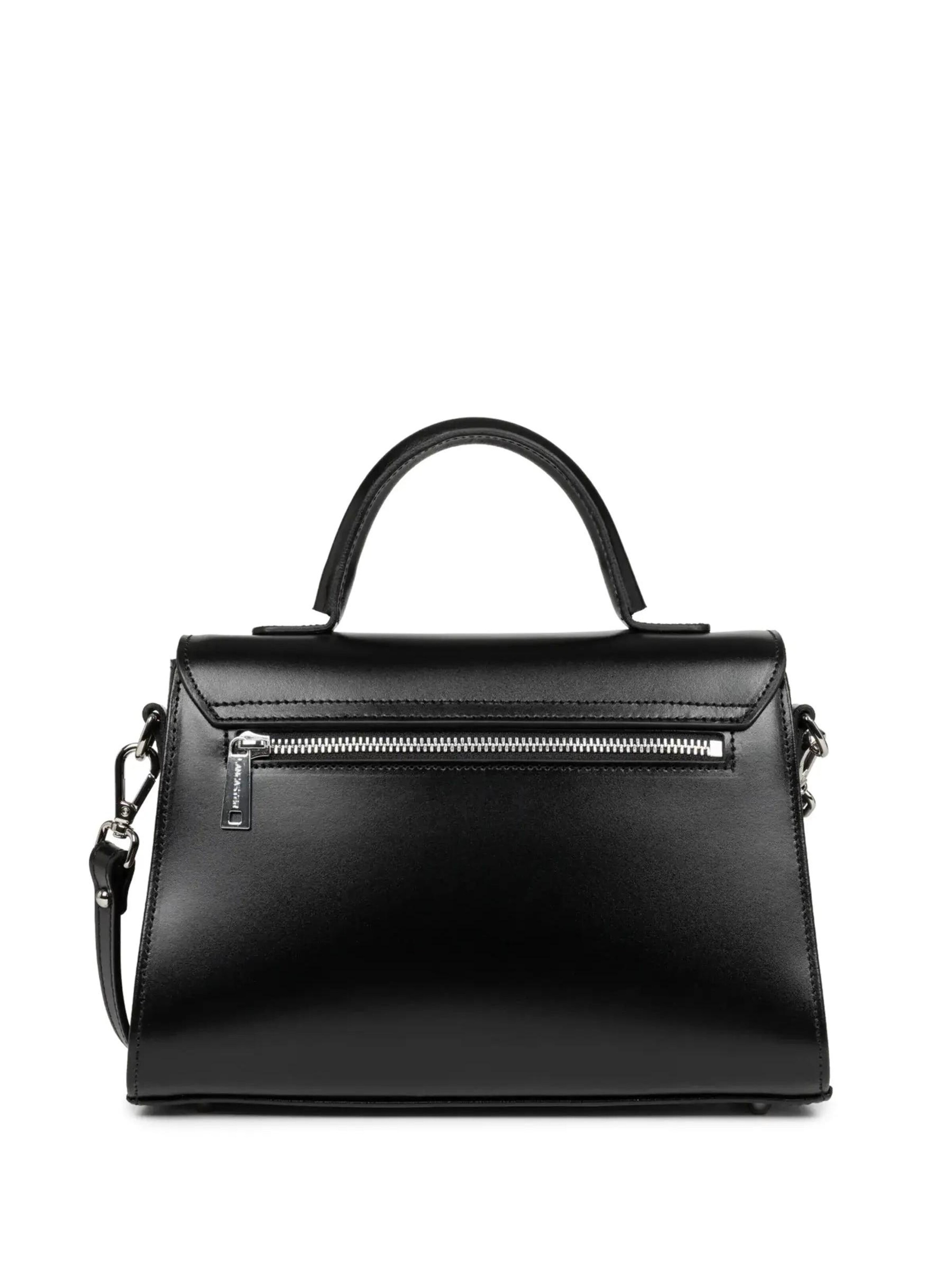 Sacs à main 'Sac à rabat avec fermoir Suave even 433-17 Noir' LANCASTER Paris en noir