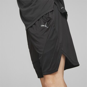 PUMA Regularen Športne hlače | črna barva