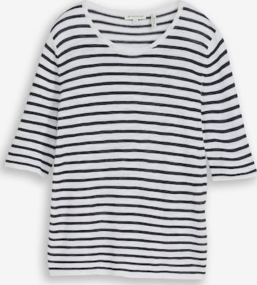 TOM TAILOR Свитер в Белый: спереди