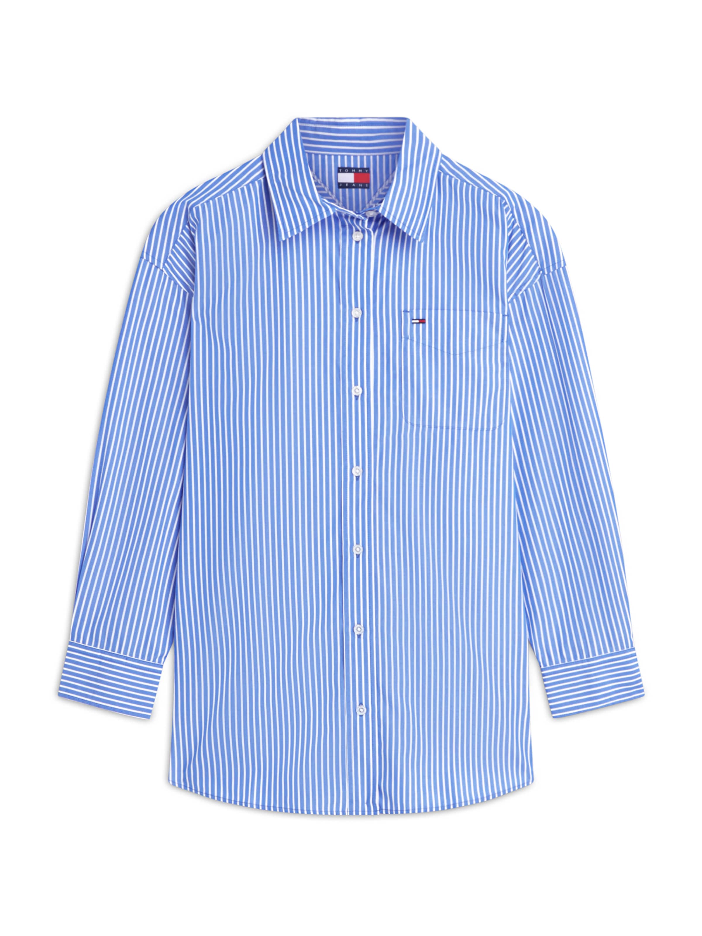 Tommy Jeans Блузка 'ESSENTIAL' в Синий: спереди