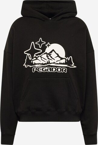 PegadorSweater majica 'PANSY' - crna boja: prednji dio