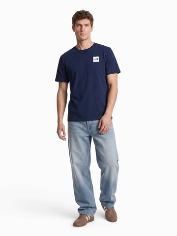 THE NORTH FACE T-Shirt 'EVOLUTION BOX HALF DOME' in Blau