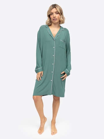 Cyberjammies Nachthemd 'Kallie' in Grün: Vorderseite