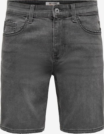Jeans 'ONSWEFT' di Only & Sons in grigio: frontale