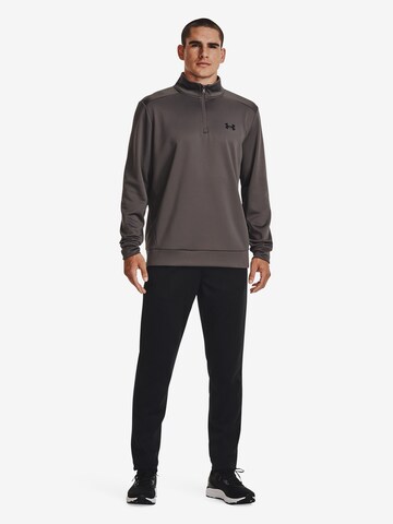 UNDER ARMOUR Athletic Sweatshirt in Brown