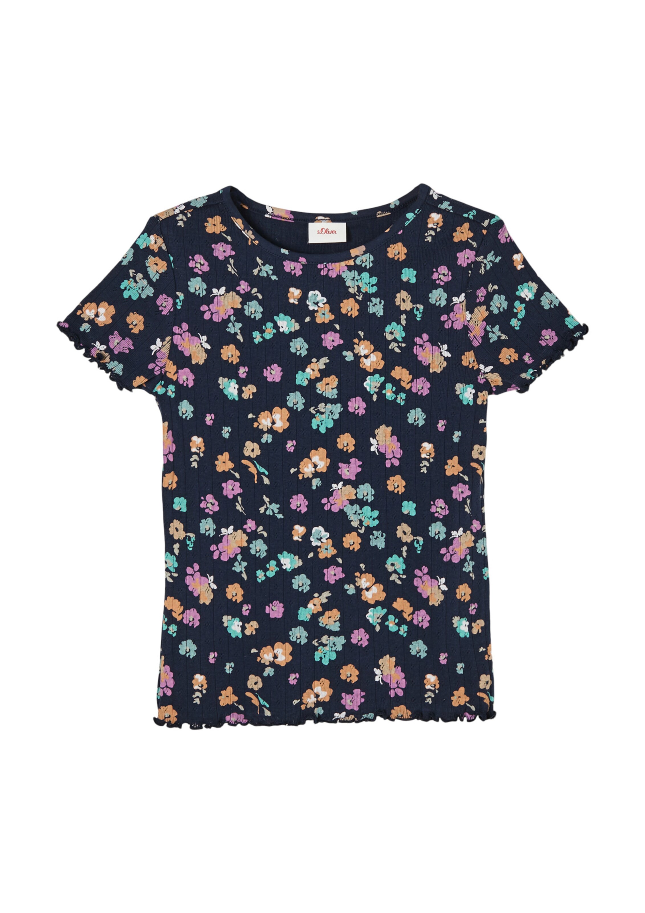 s.Oliver Shirt in Blauw: voorkant