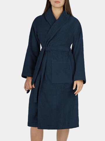 normani Short Bathrobe in Blue