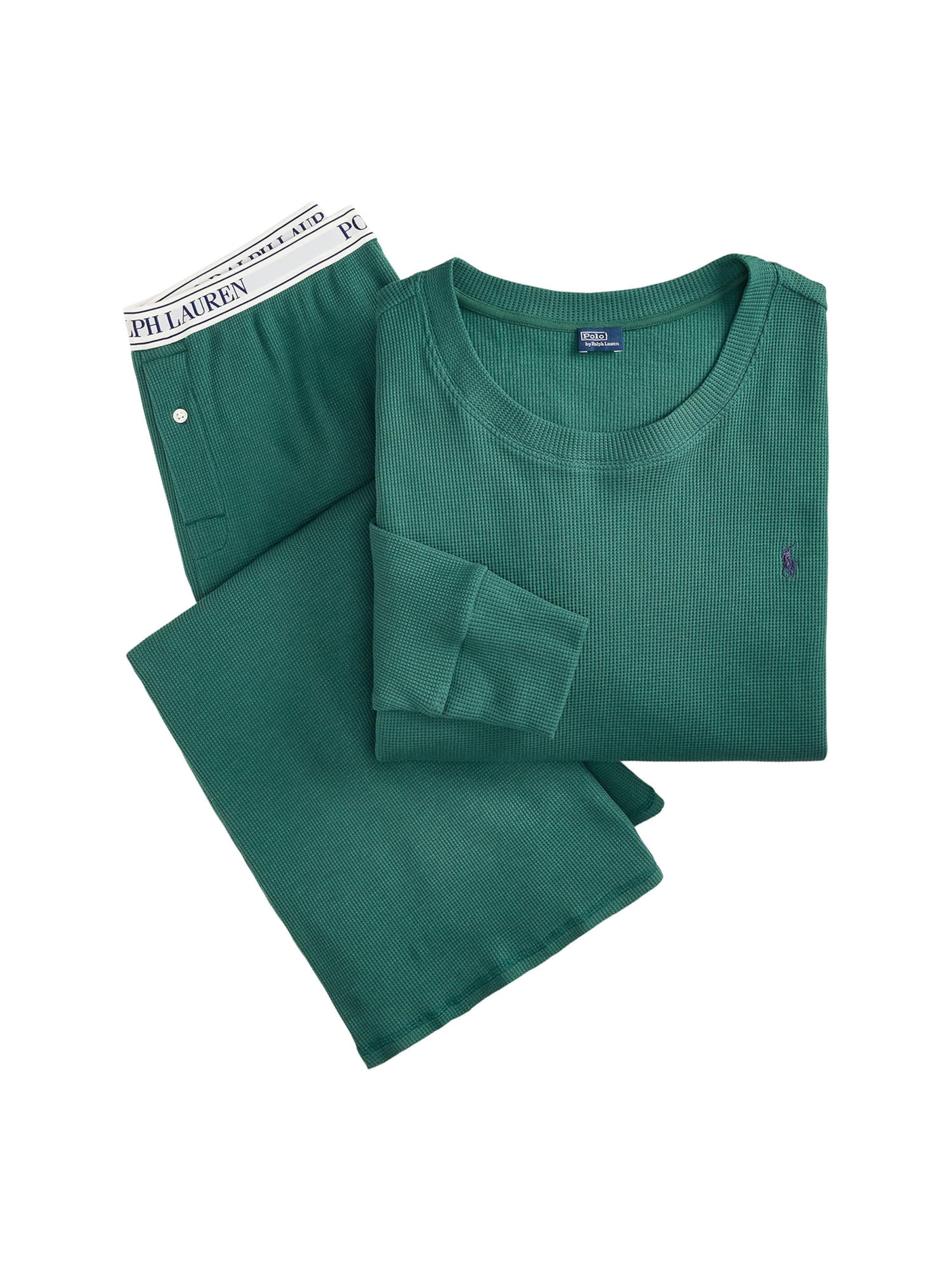 Polo Ralph Lauren Pajama ' Club Waffle ' in Green