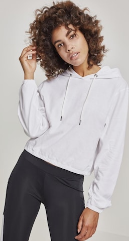 Urban Classics Sweatshirt in White: front