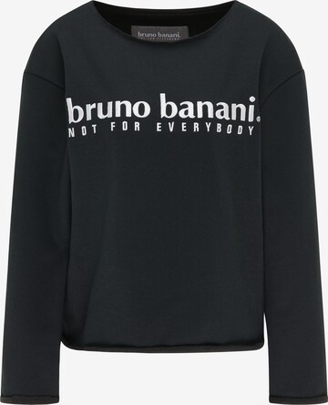 BRUNO BANANI Sweatshirt 'Price' in Zwart: voorkant