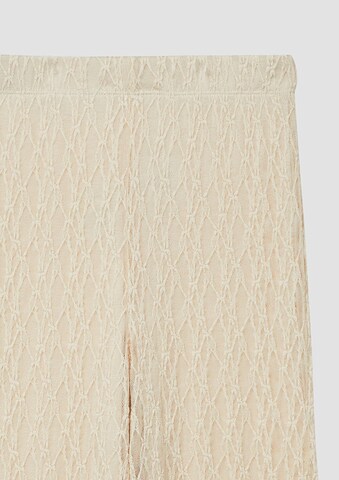 s.Oliver Wide leg Broek in Beige