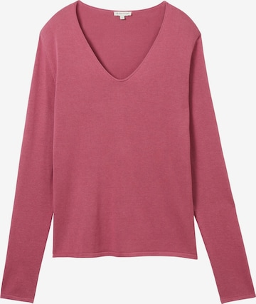 TOM TAILOR Свитер в Ярко-розовый: спереди