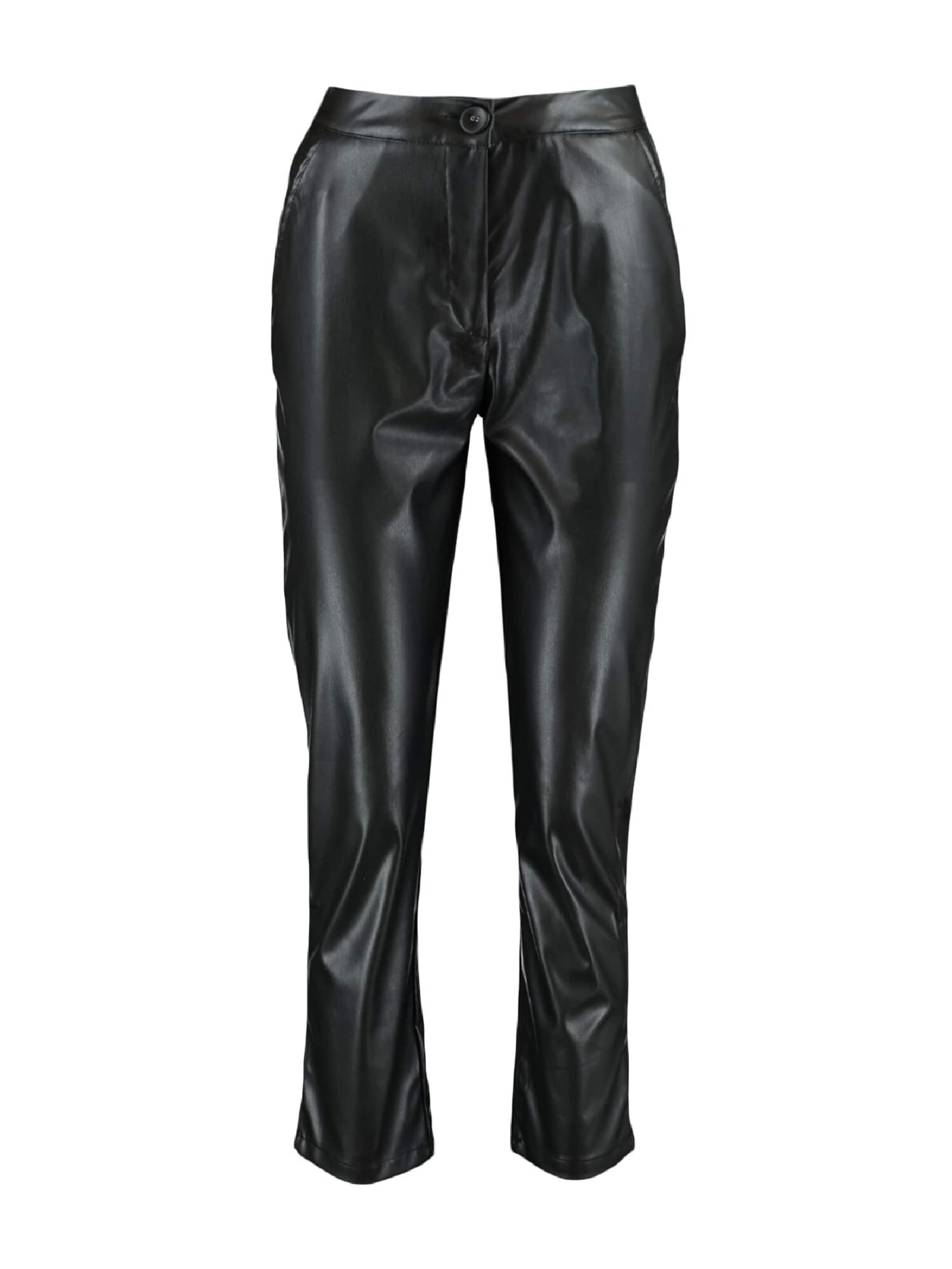 Trendyol - Slimfit Pantalón en negro: frente