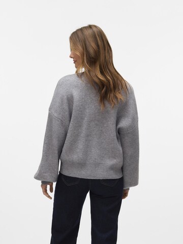 VERO MODA Knit cardigan 'CARRIE' in Grey