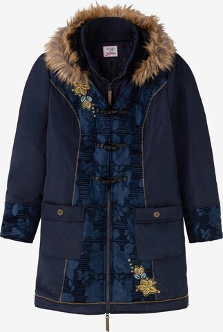 sheego by Joe Browns Winter Jacket in Blue: front