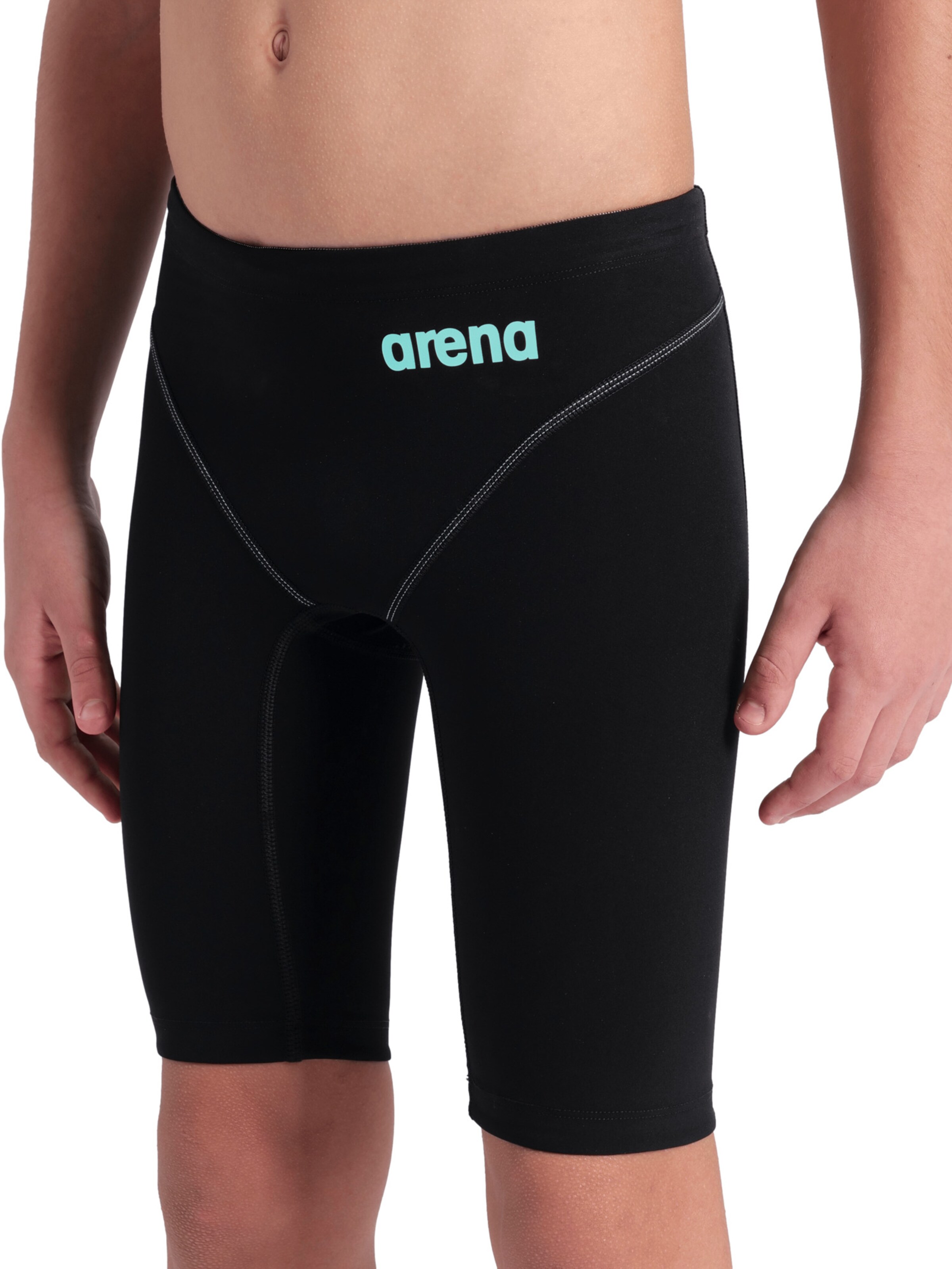 ARENA Športna kopalna moda 'POWERSKIN IMPULSO JAMMER JR' | črna barva