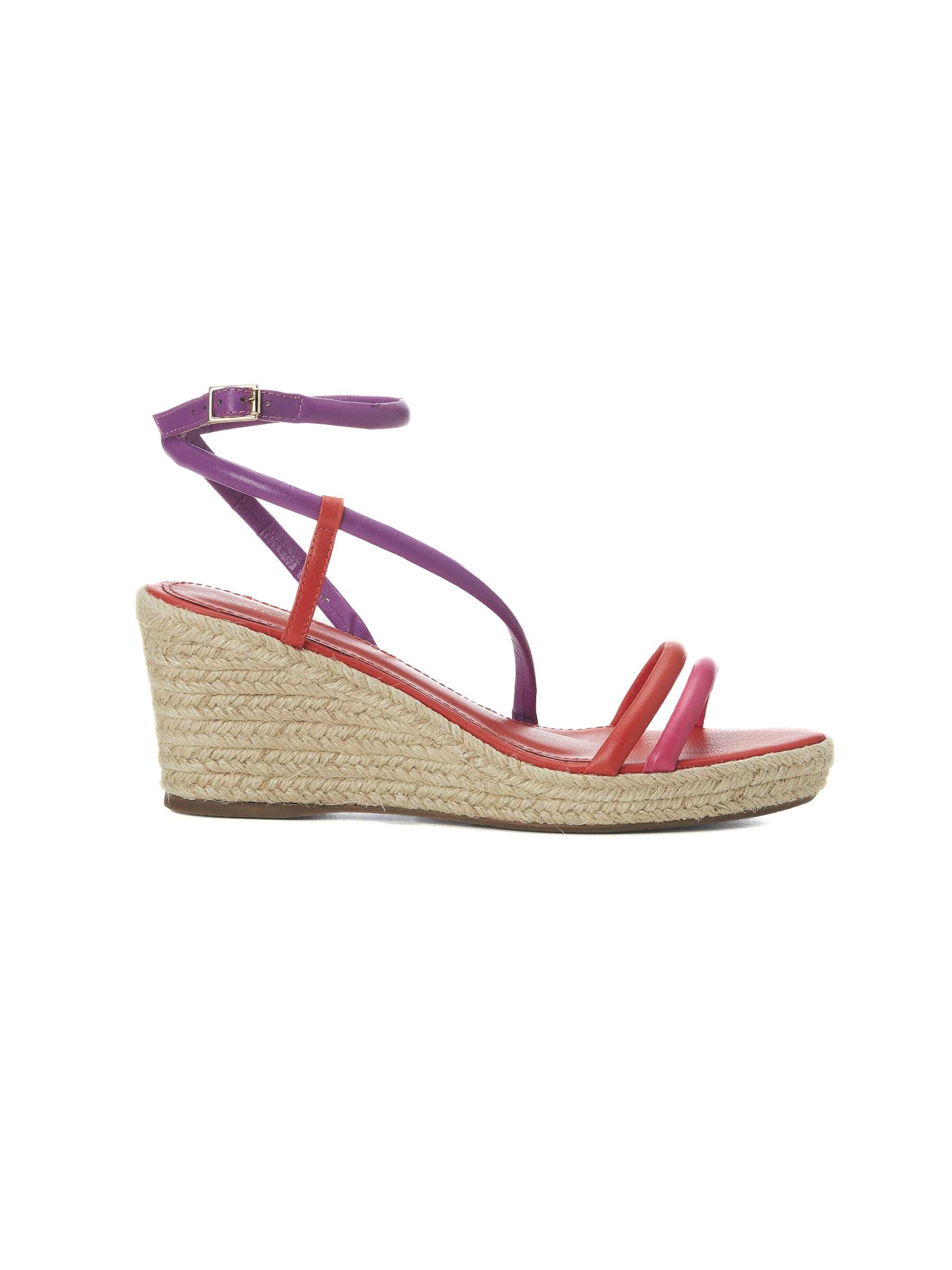 Mangara Atelier Sandalen met riem in Roze: voorkant