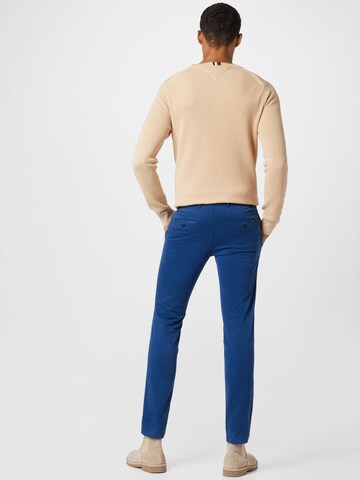 TOMMY HILFIGER Slim fit Chino Pants 'Bleecker' in Blue