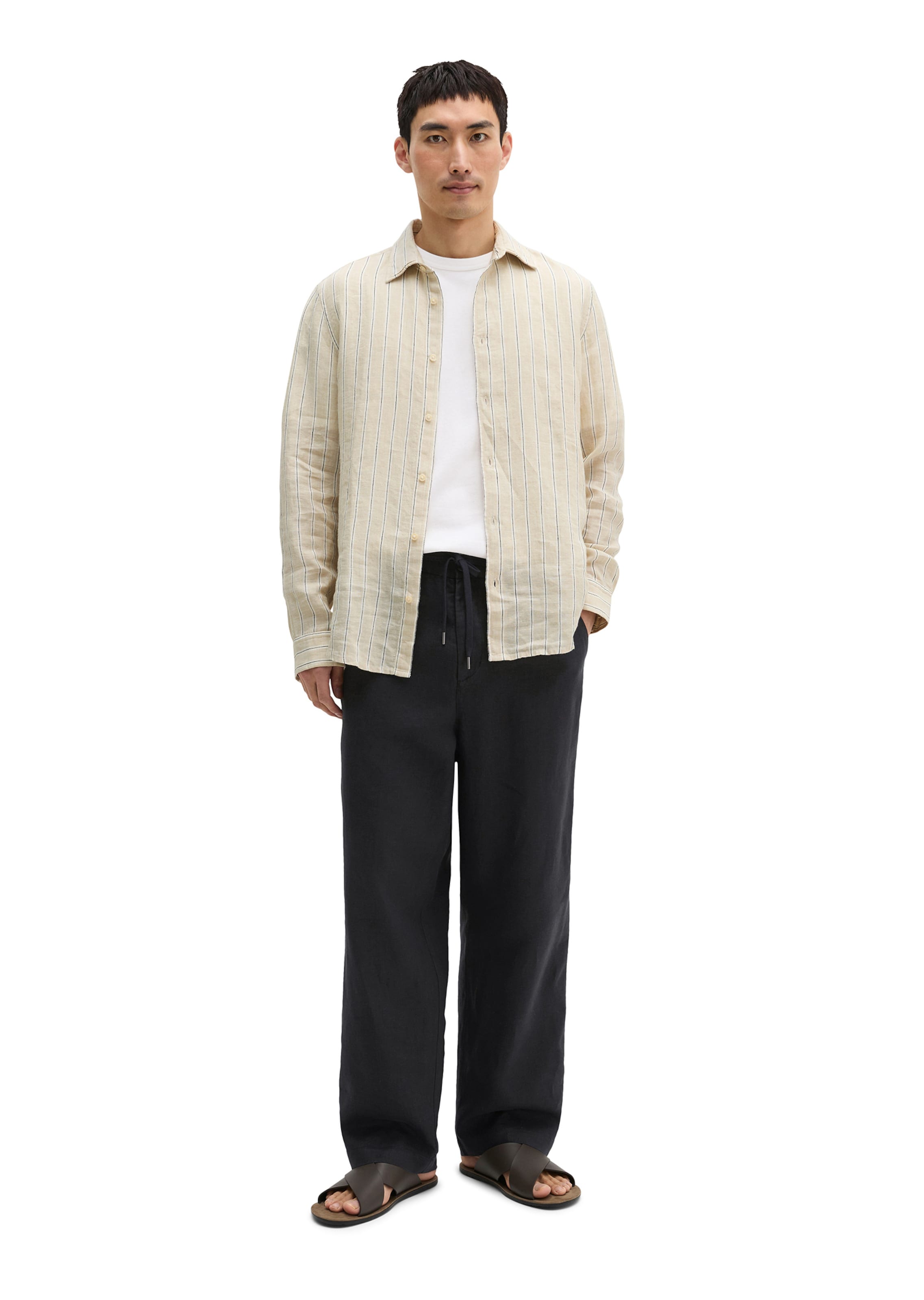 Marc O'Polo Regular Fit Hemd in Beige