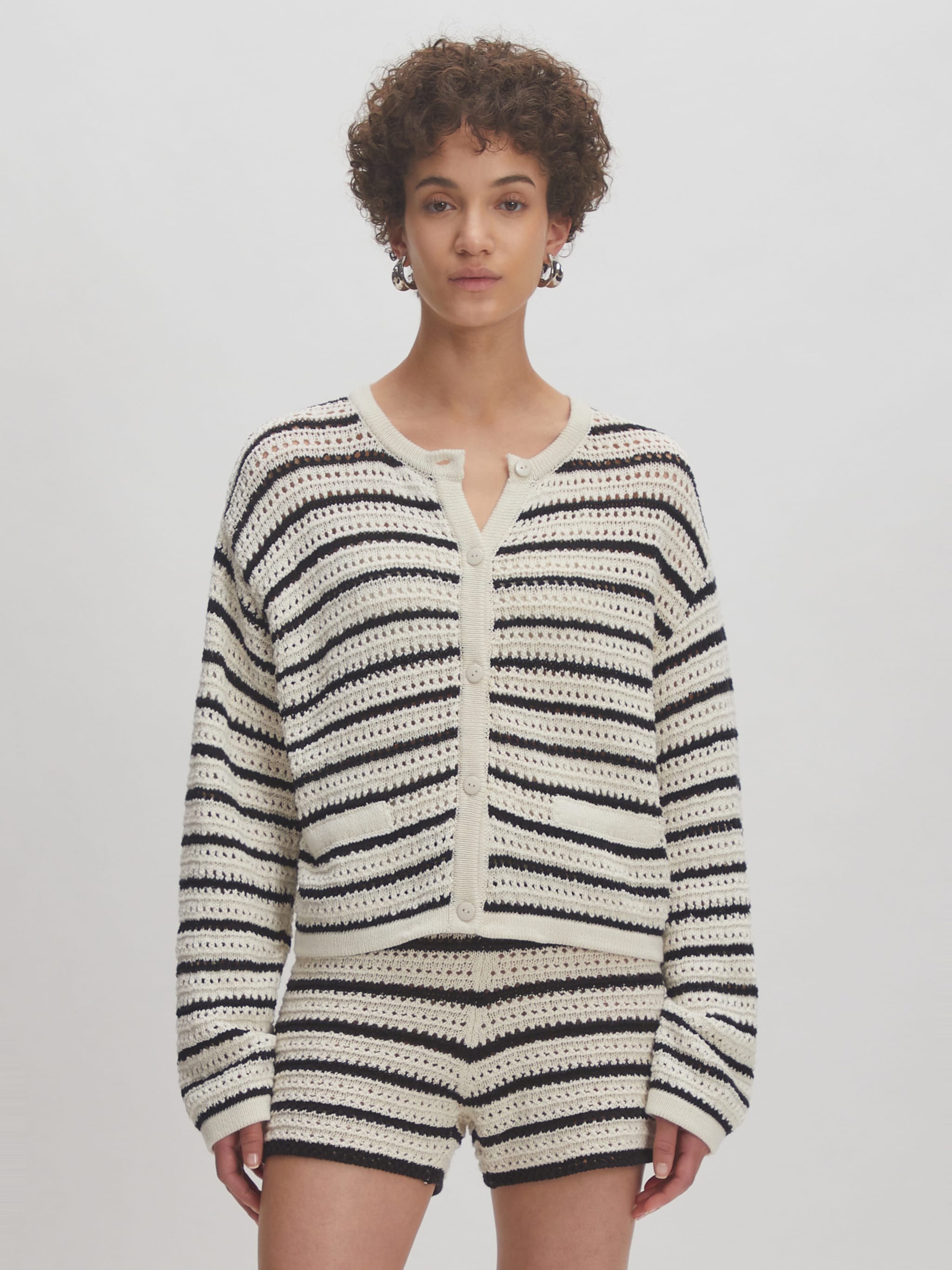 EDITED Produkte Strickjacke 'Ida' beige