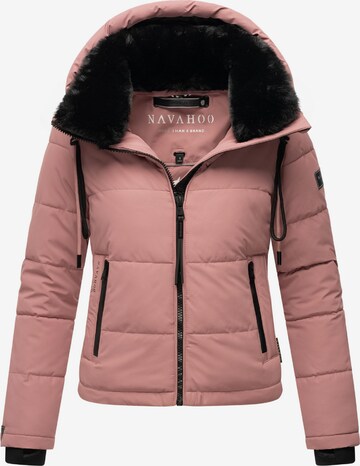 Veste d’hiver 'Mit Liebe XIV' NAVAHOO en rose : devant