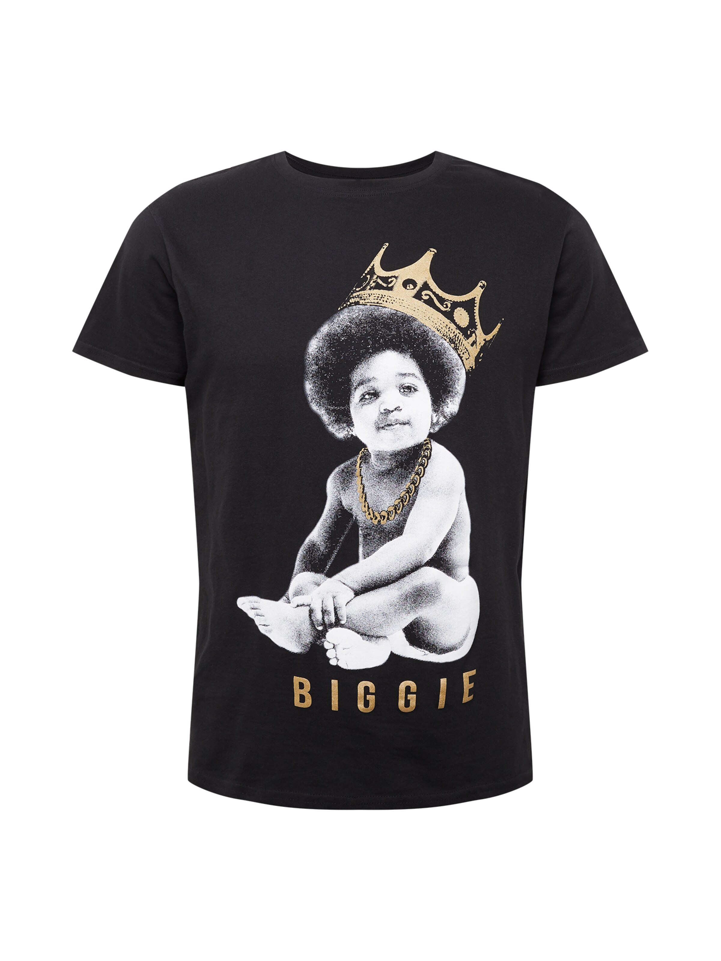 Männer Große Größen Mister Tee T-Shirt 'Biggie Crown Child' in Schwarz - UT66317