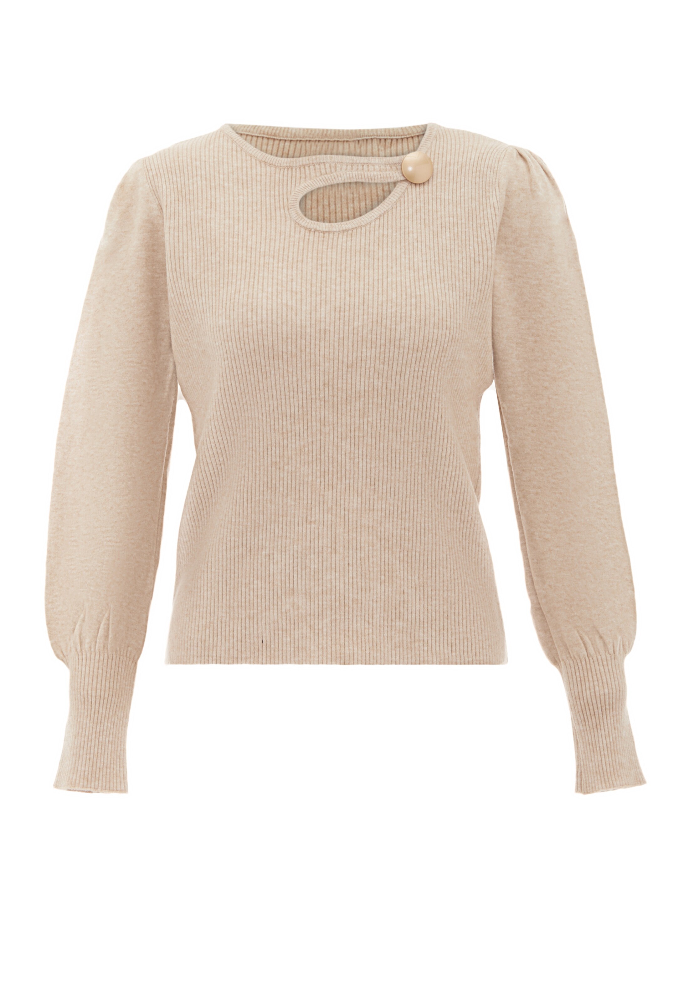 NAEMI - Pullover em bege: frente