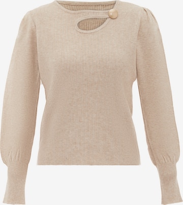NAEMI - Pullover em bege: frente