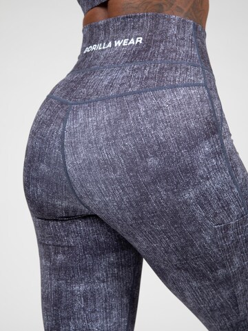 Gorilla Wear Skinny Sportbroek 'Camilla' in Blauw