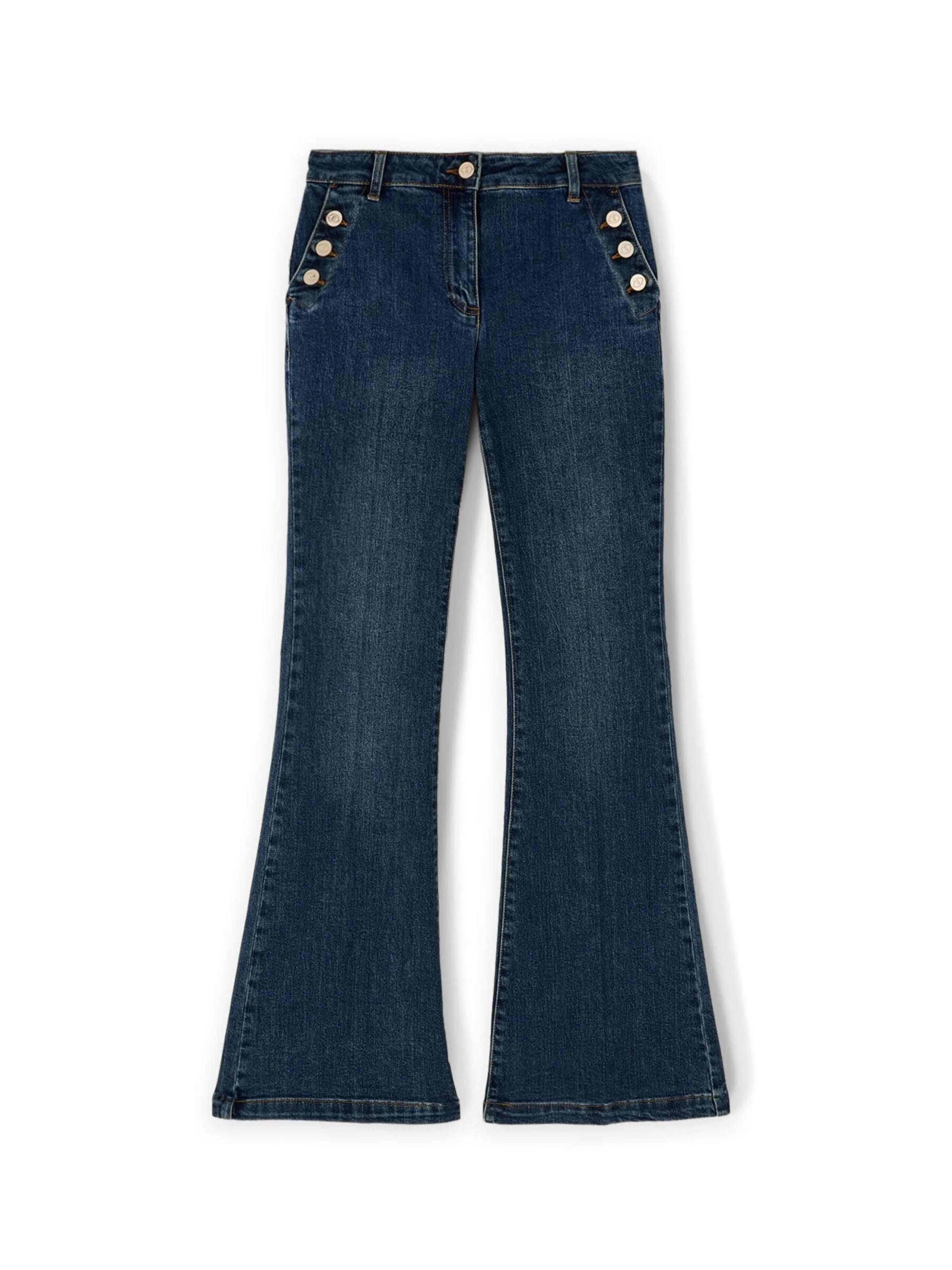 MOTIVI Flared Jeans in Blue: front