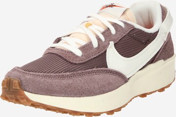 Nike Sportswear Låg sneaker 'Waffle Debut' i brun: framsida