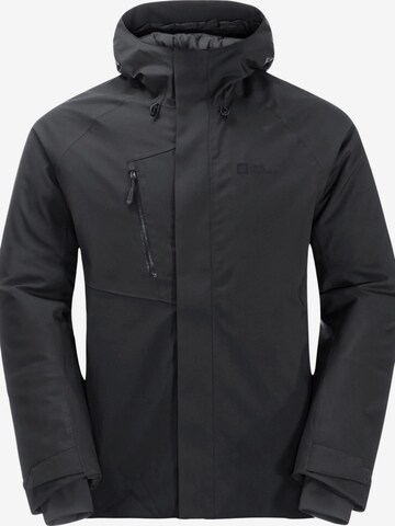 JACK WOLFSKIN Outdoor jacket 'Troposphere' in Black: front