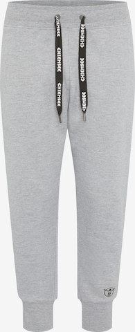 CHIEMSEE Tapered Pants in Grey: front