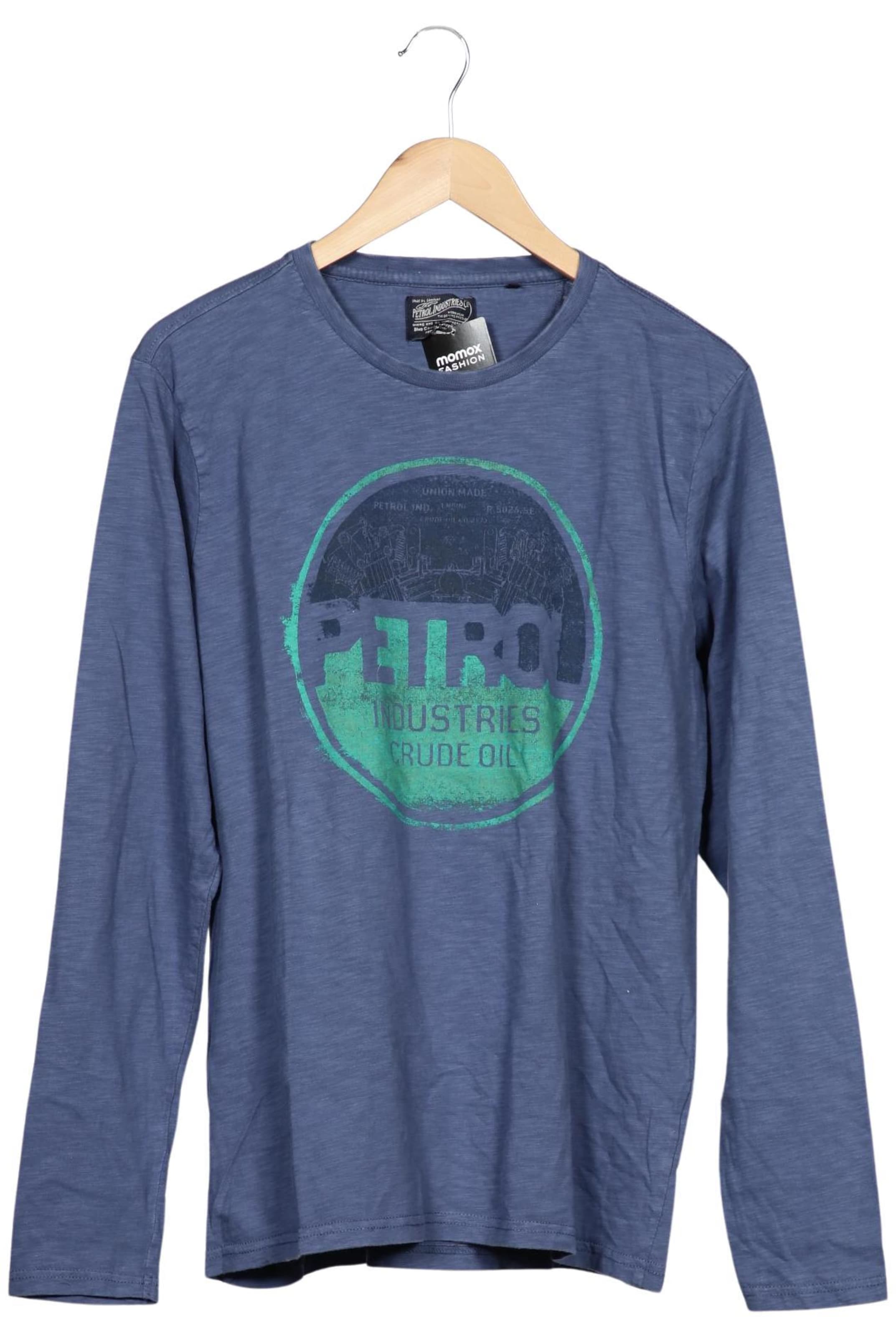 Petrol Industries Langarmshirt XL in Blau: Vorderseite