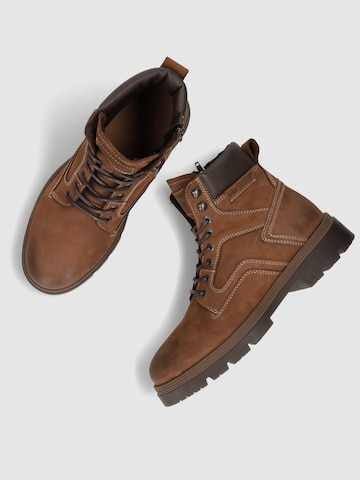 PME Legend Boots 'Skyvan boot in waxed leather' i brun