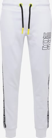 BRUNO BANANI Tapered Pants 'Ellis' in White: front