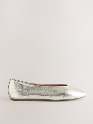 Next Ballet Flats in Gold