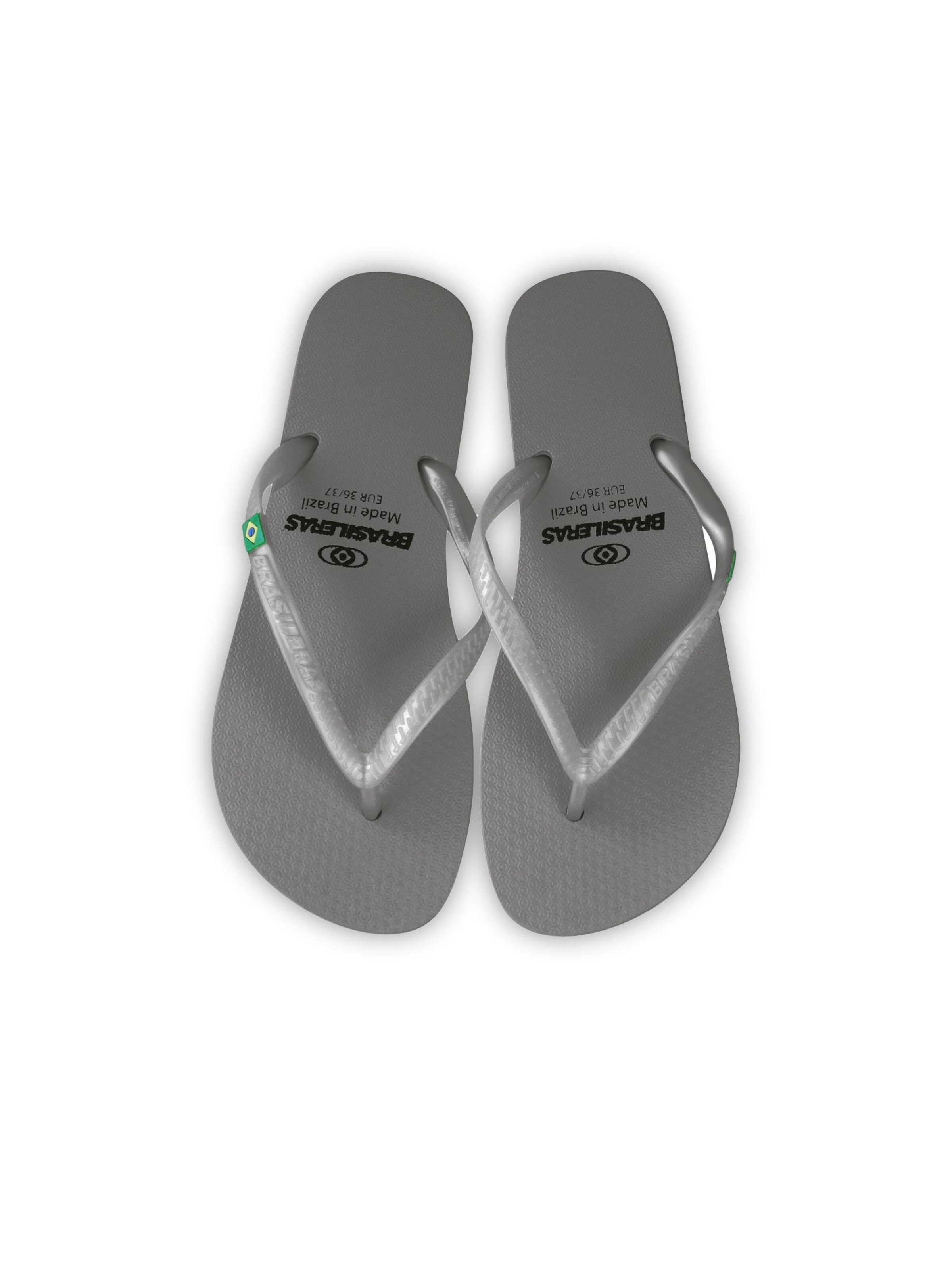 Brasileras Badeschuh 'Classic Pearl' in Silber