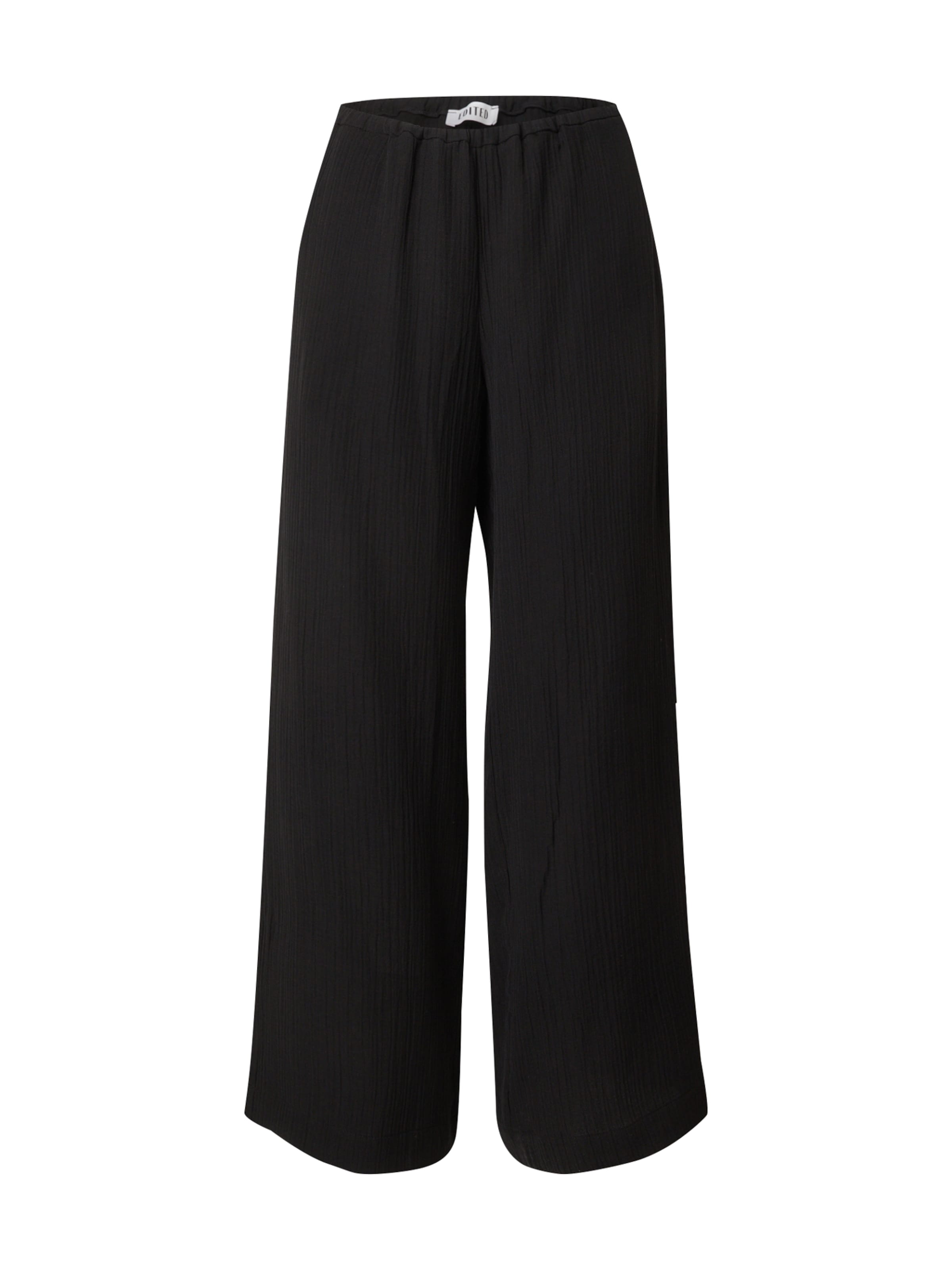 Regular Pantalon 'Azalea' EDITED en noir : devant