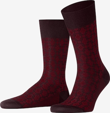 FALKE Socken 'Artwork Tie' in Rot: Vorderseite