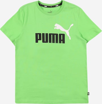 PUMA Тениска в зелено: отпред