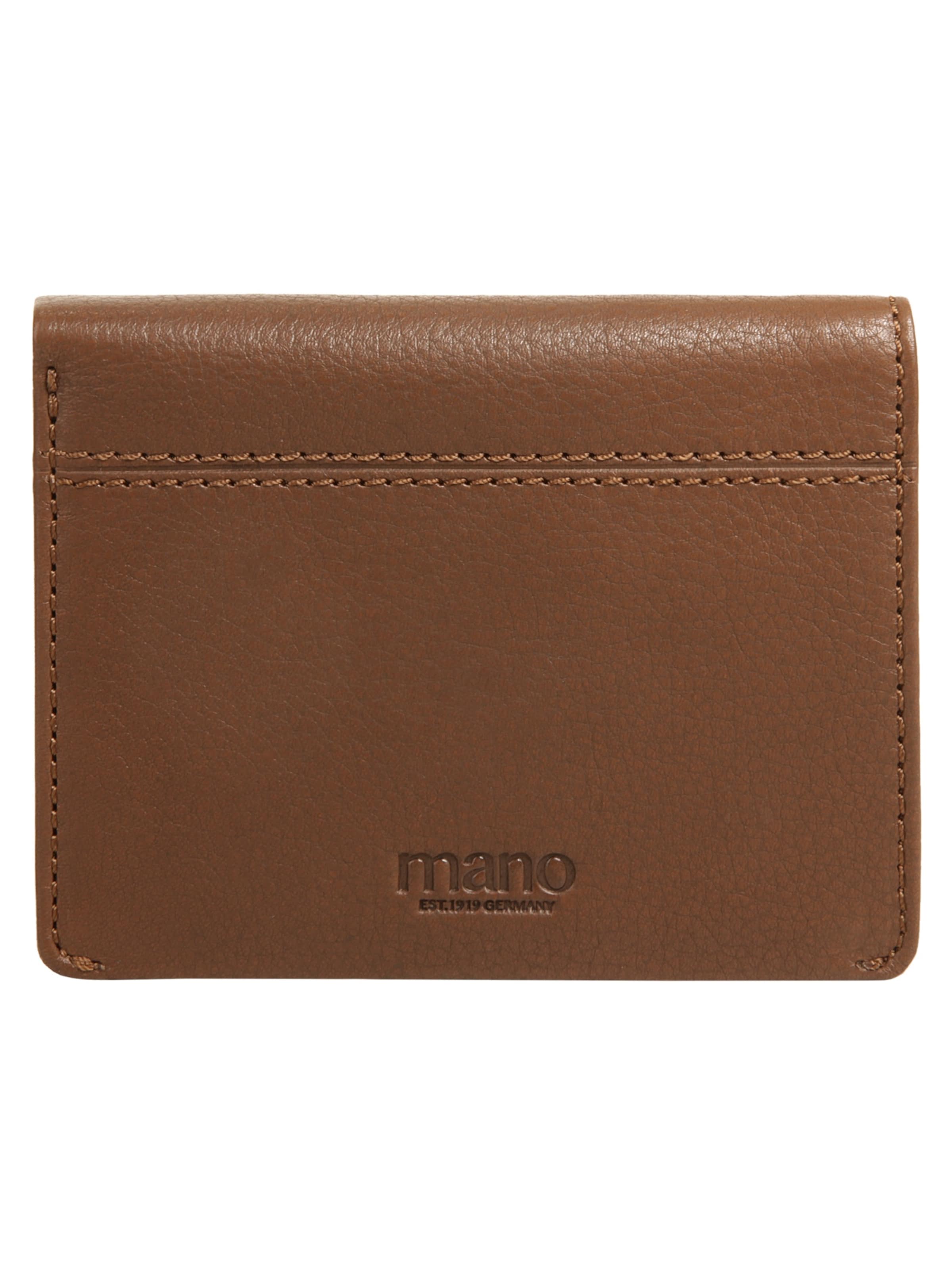 mano Wallet 'MANO Geldbörse' in Brown: front