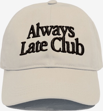 Prohibited Cap 'Late Club' in Beige: Vorderseite