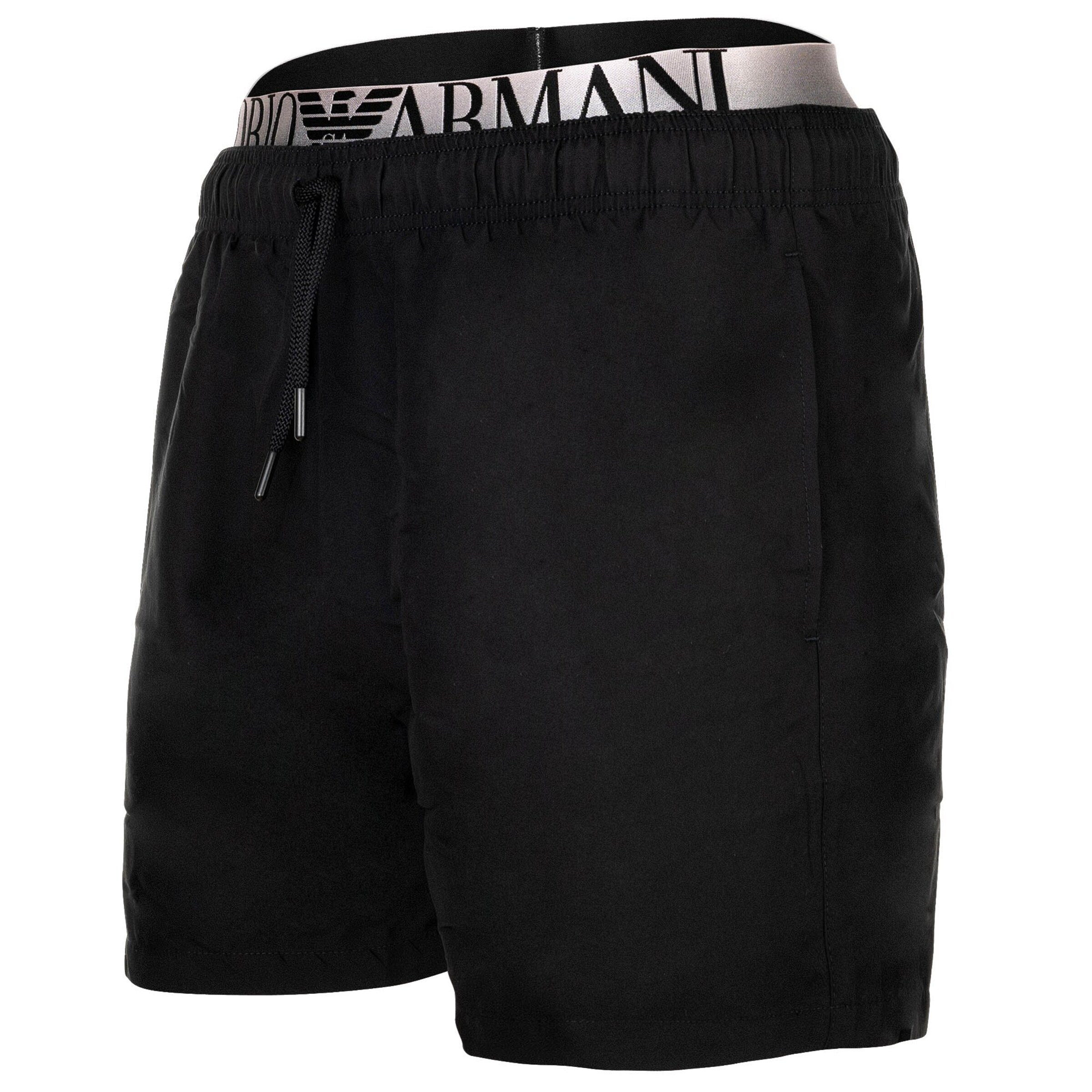 Emporio Armani Szorty kąpielowe w kolorze czarny