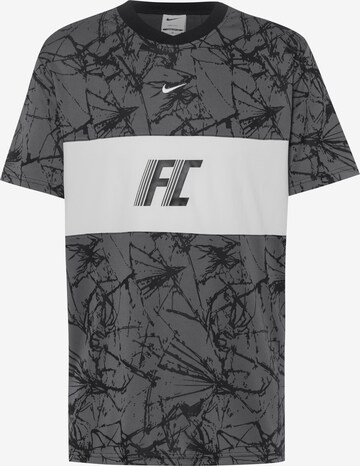 NIKE Funktionsshirt 'F. C.' in Grau: predná strana