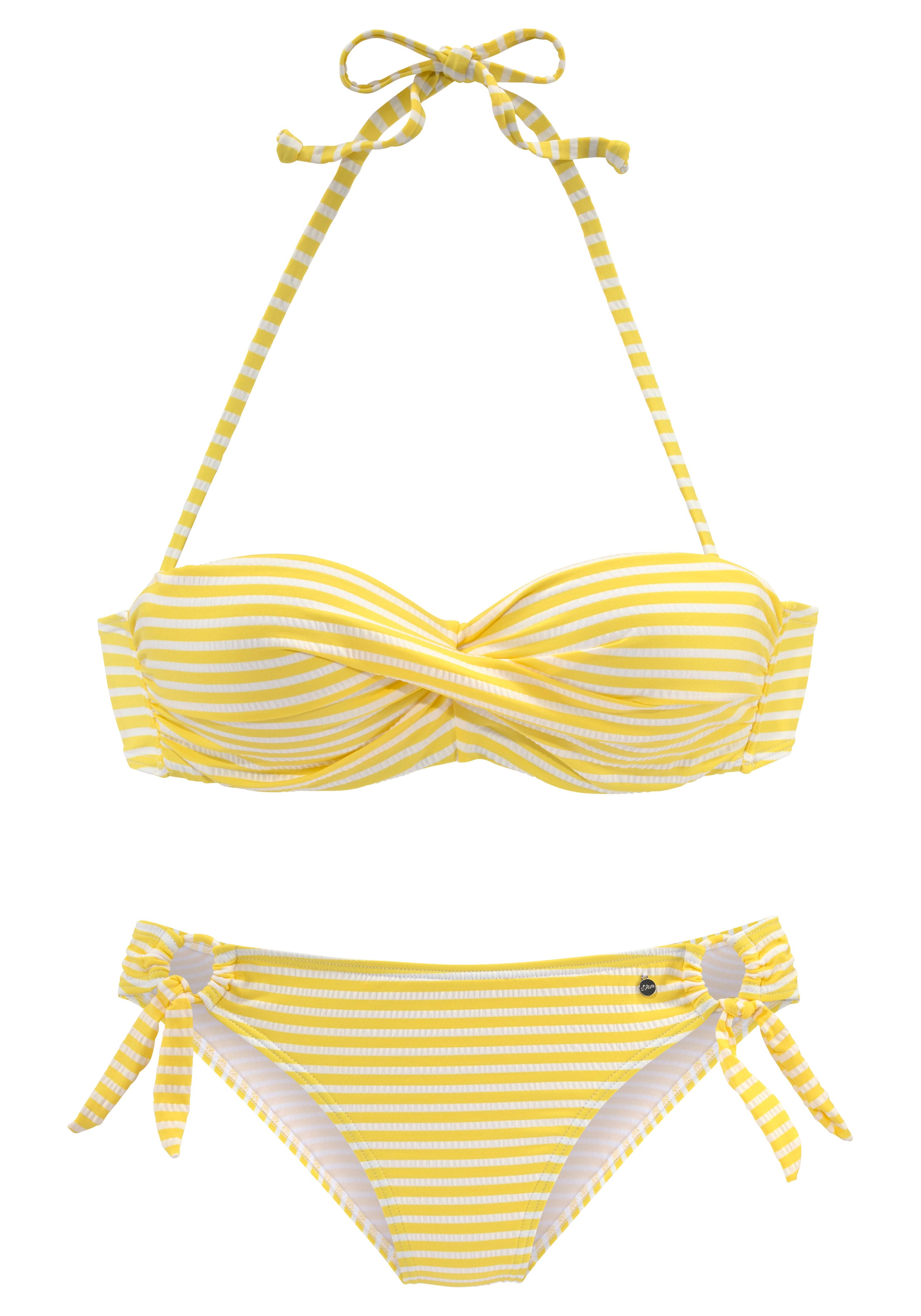Bikini s.Oliver en jaune : devant