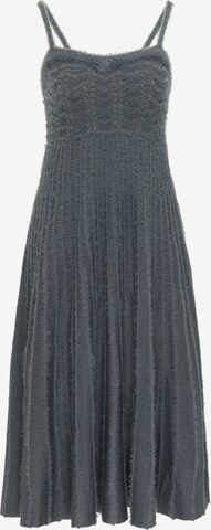 MYMO Gebreide jurk in Grijs: voorkant