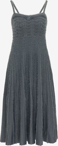 MYMO Gebreide jurk in Grijs: voorkant
