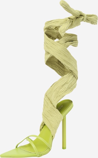 Public Desire Sandaalit 'BRUNCHIN' värissä vaaleanvihreä, Tuotenäkymä